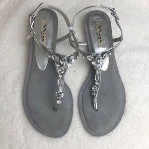 Nina Silver Dressy Low Heel